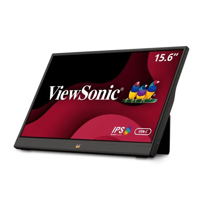 Viewsonic VA1655 15.6" Portable IPS Monitor  1080p Resolution, USB-C, HDMI, Mobile Ergonomics