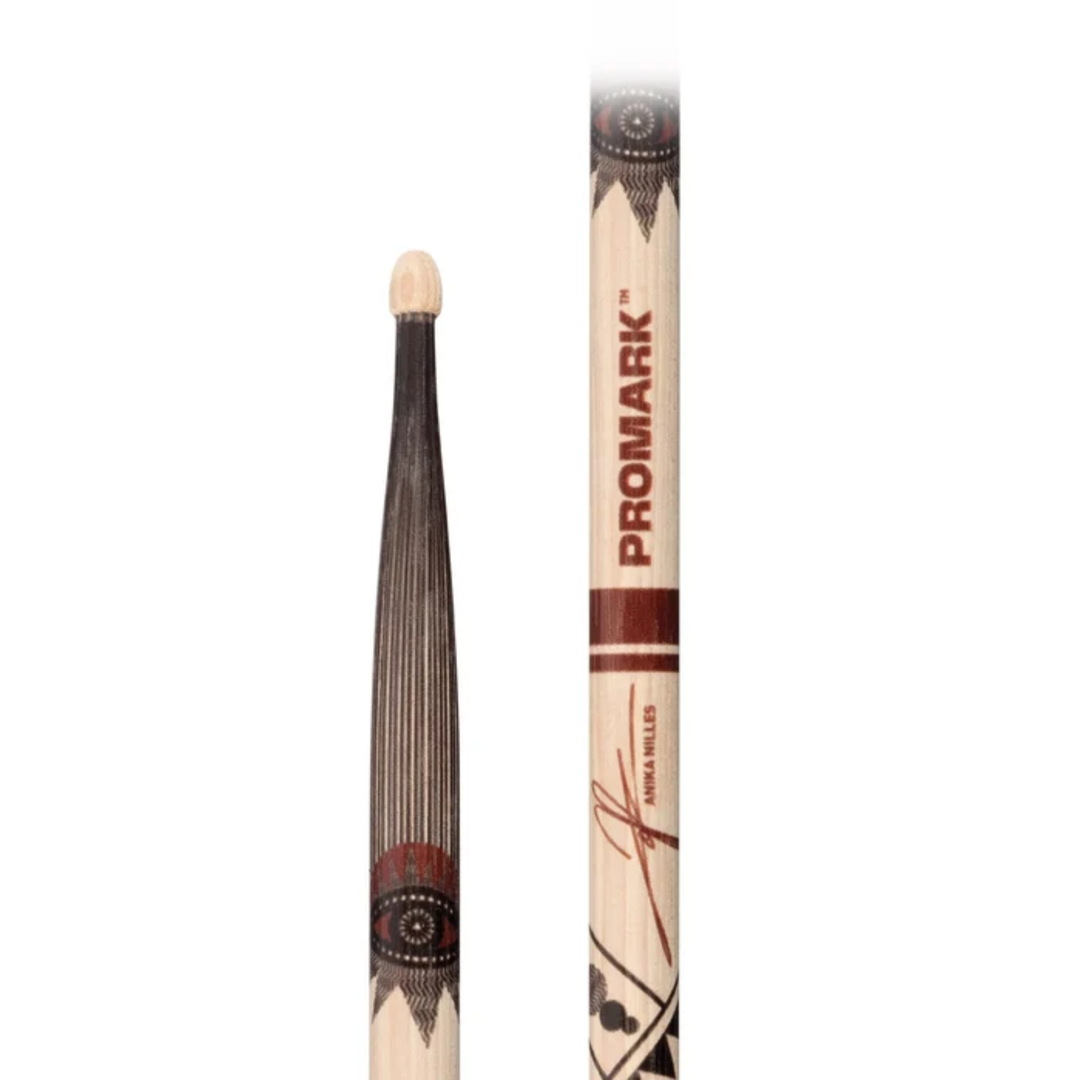 ProMark RBANW-LMTD Anika Nilles Limited 5AB Raw Signature Drumsticks