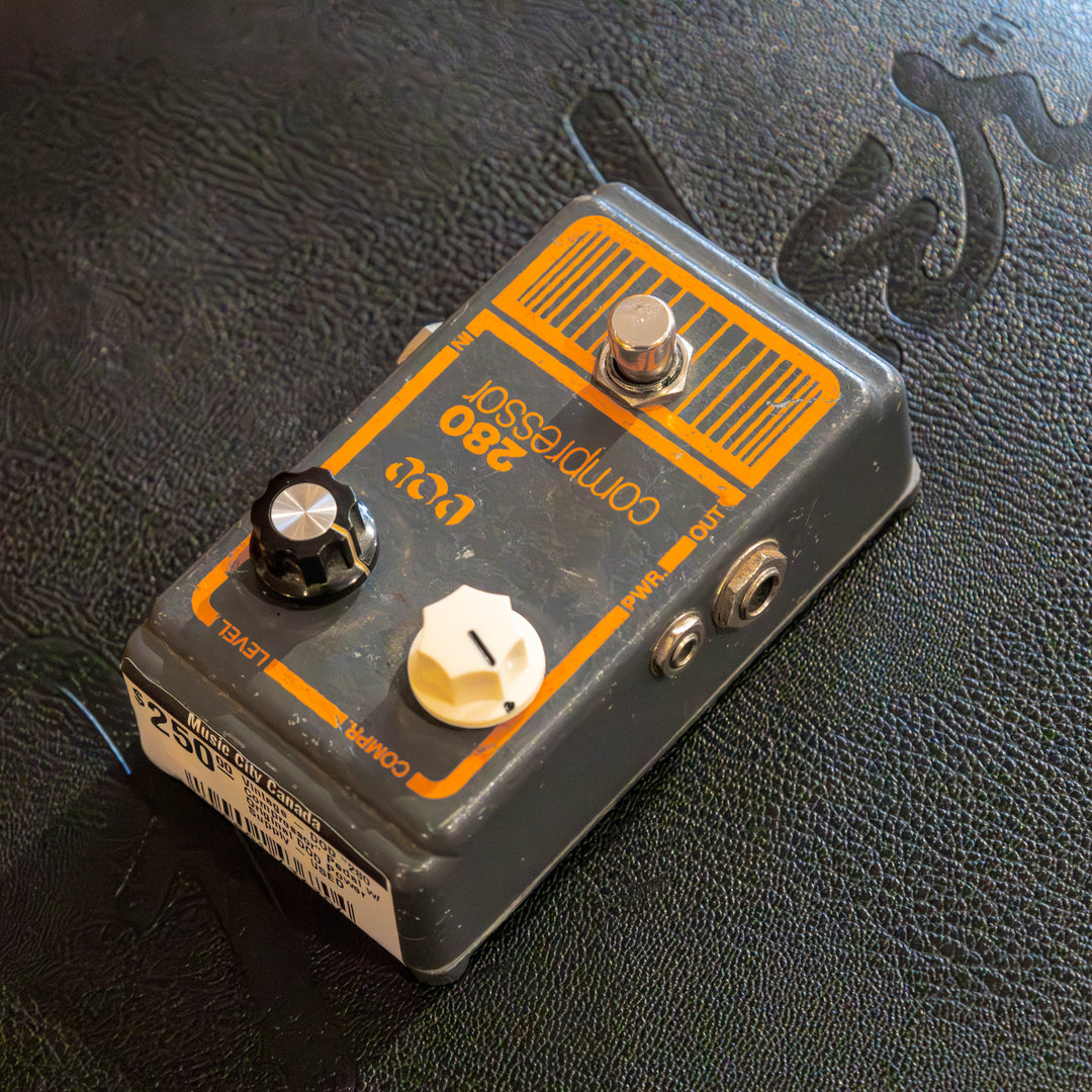 DOD Vintage "280 Compressor" Pedal w/ Original DOD Power Supply - USED