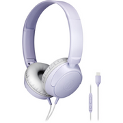 Audio-Technica ATH-S120C-LV USB-C On-Ear Headphones - Light Violet