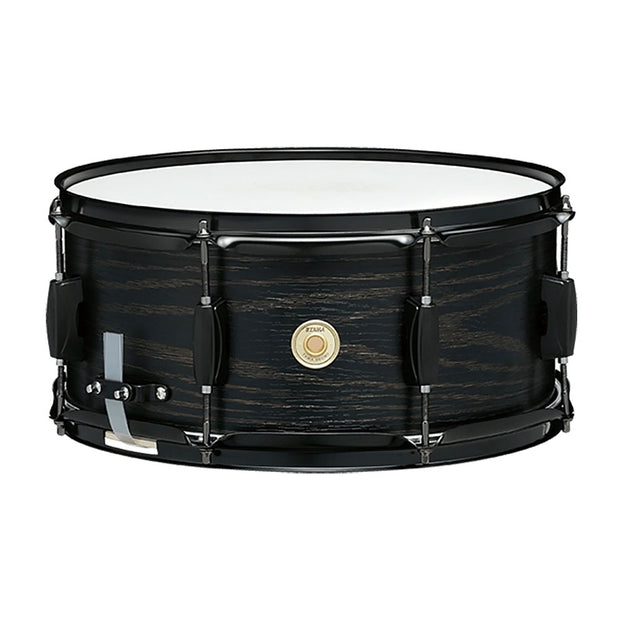 Tama Woodworks Poplar 14"x6.5" Snare Drum - Black Oak Wrap