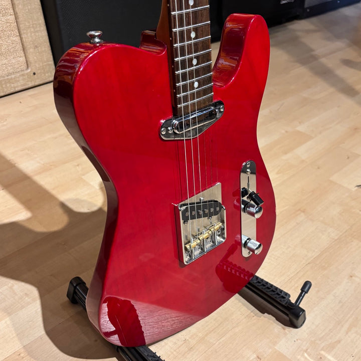 No Name - Tele Parts Caster w/ Fender CS Pickup Set (Ash - Trans Red - No Case) - USED