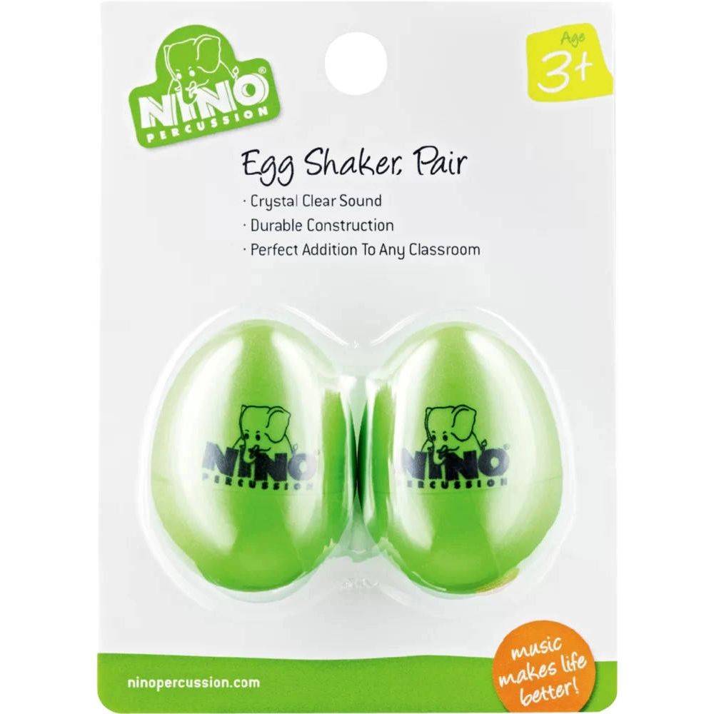 Meinl NINO Egg Shaker Pair - Grass Green