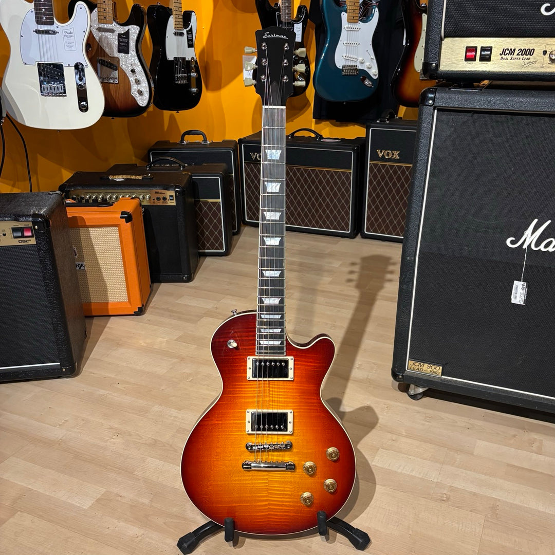 Eastman SB59-RB Solid Body Series Electric Guitar (Redburst) w/ Deluxe Hardshell Case
