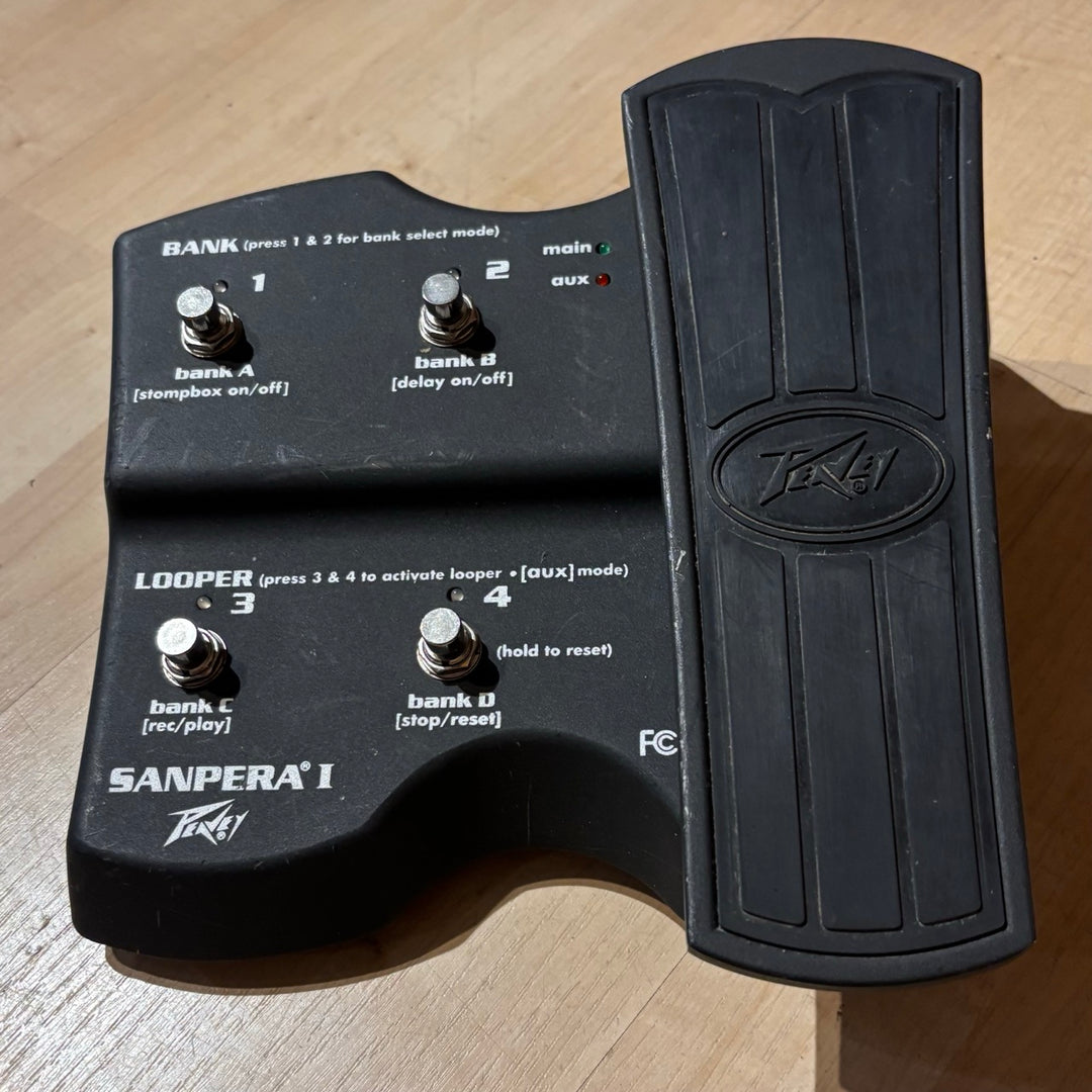 Peavey - Sanpera 1 Vypyr Amplifier Foot Controller w/ 8-Pin - 20' Controller Cable - (No Box) - USED