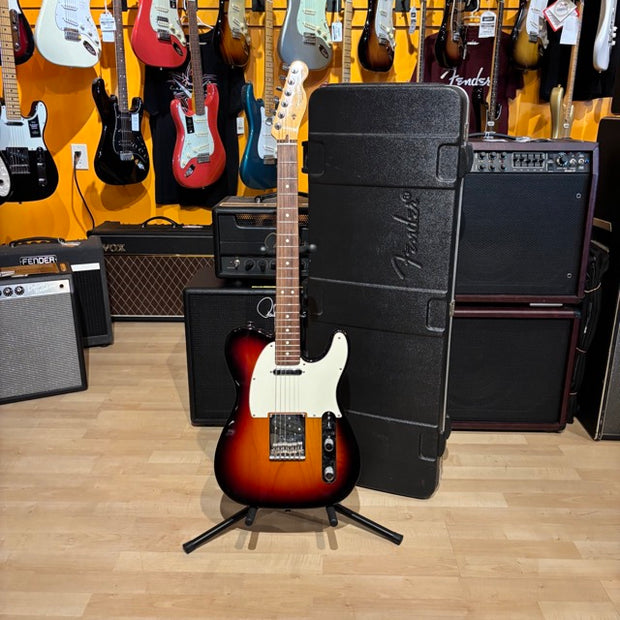 Fender - "American Standard" Telecaster (Rosewood / 3-Tone Sunburst) w/ OHSC - (2013) - USED Electric Guitar