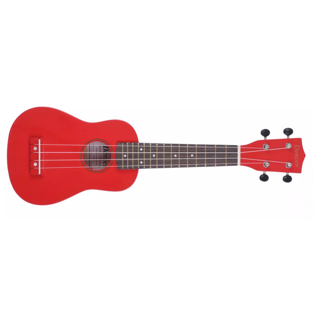 Denver DUKE-RED Soprano Ukulele - Red