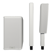 QSC KC12-WH 12" 3-Way Column Loudspeaker System with Bluetooth - White