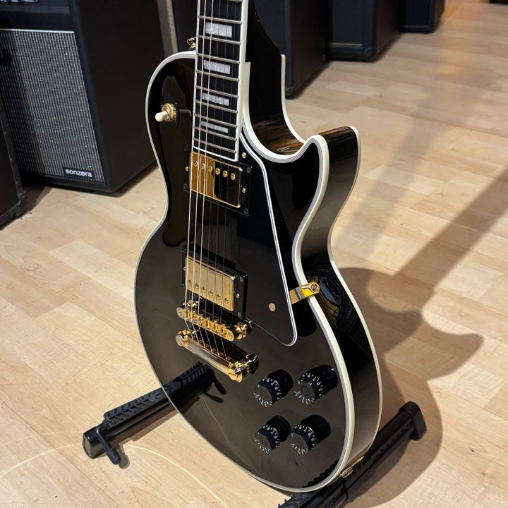 Epiphone - Les Paul Custom w/ Epiphone DLX Gig Bag (Ebony - Kalamazoo Headstock- 2025 ) - USED