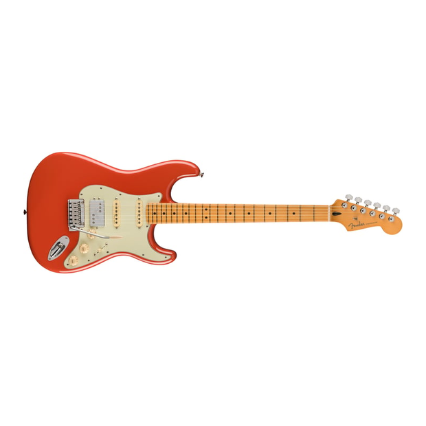 Fender Player Plus Stratocaster HSS 6-String Electric Guitar, Maple Fingerboard (Fiesta Red)