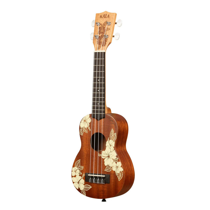 Kala KA-HIBISCUS-S-BAG Hibiscus Soprano Ukulele w/Bag
