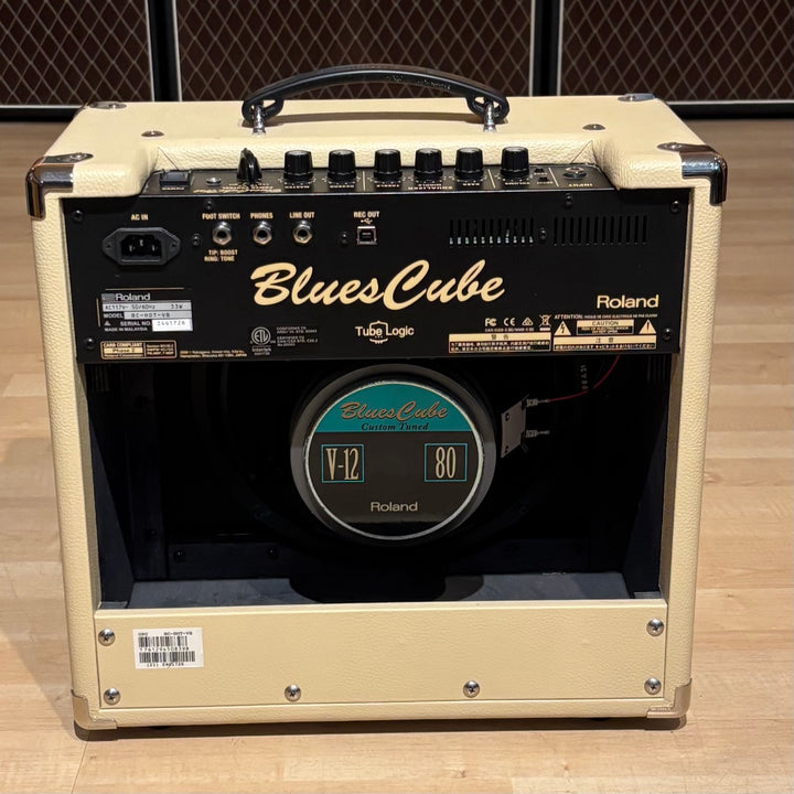 Roland - Blues Cube Hot 1x12" 30 - 0.5 Watt GTR Combo (Vintage Blonde) w / Switch- USED
