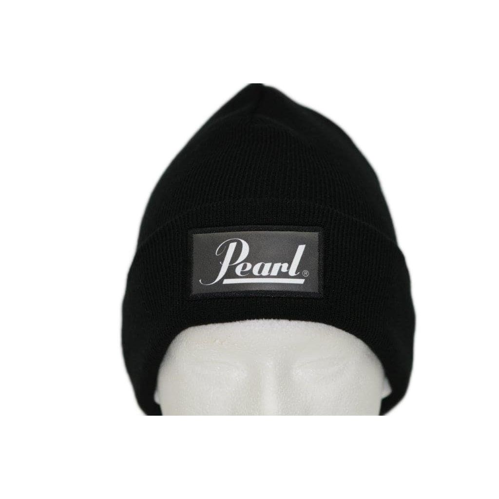 Pearl Jersey Knit Solid Tuque with  cuff - Black