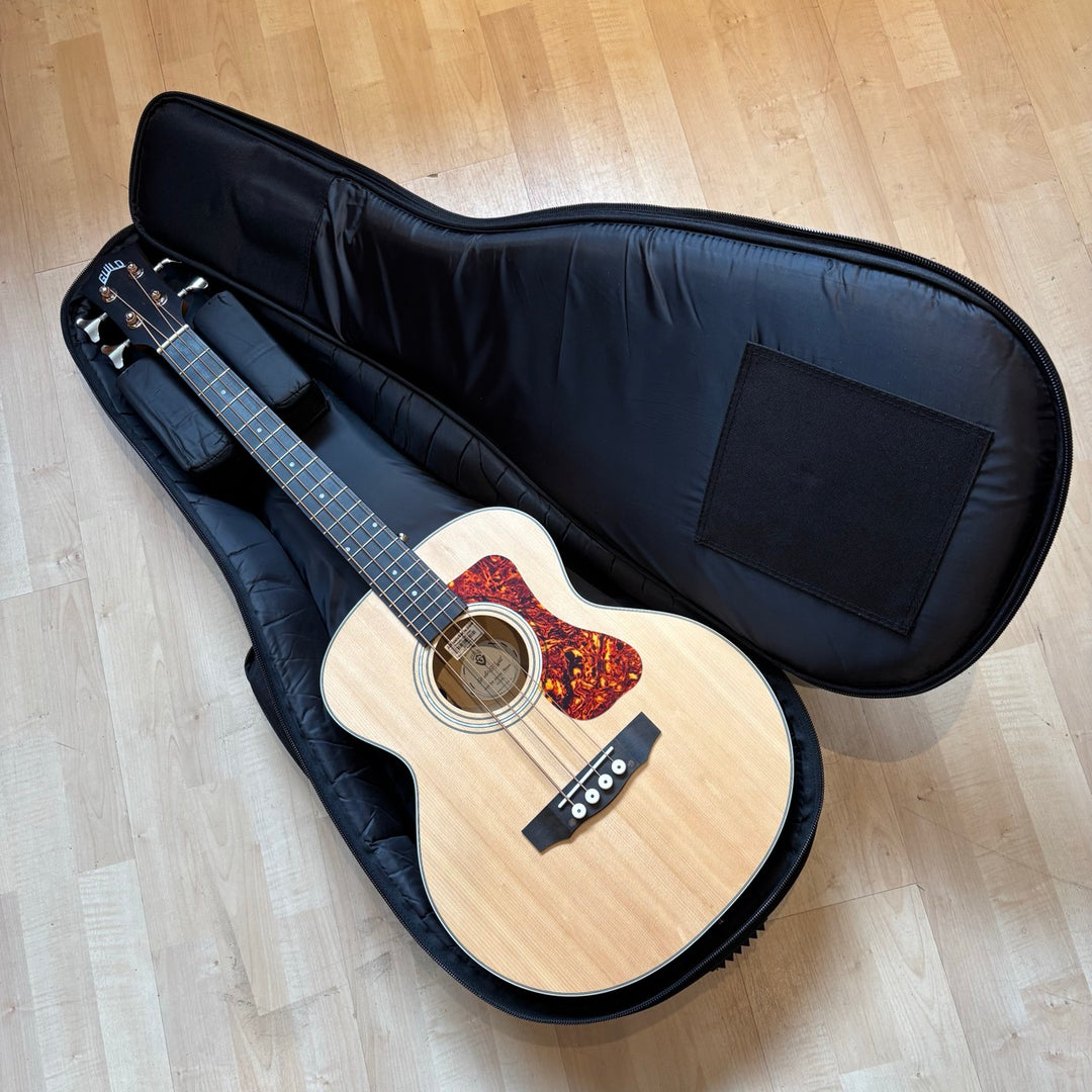 Guild - Jumbo Junior Acoustic Electric MINI Bass w/ Guild DLX Bass Bag (Natural 2022) - USED