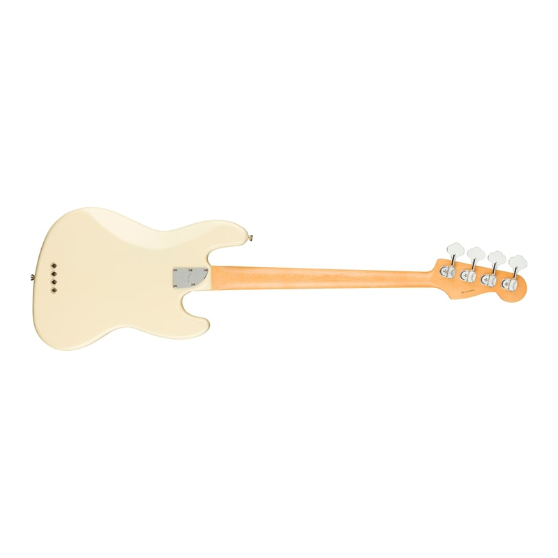 Fender American Professional II Jazz Bass (Olympic White) Left-Handed, Electric Bass Guitar