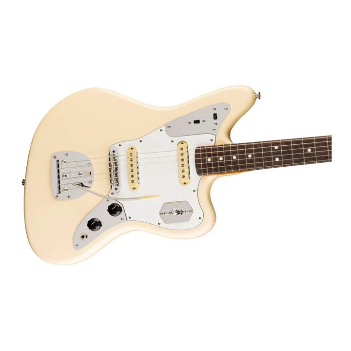 Fender USA Johnny Marr Jaguar, Rosewood Fingerboard (Olympic White