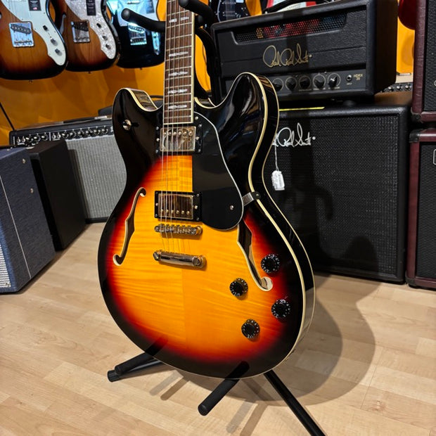 Peavey - "JF1-EX" FM- Semi Hollowbody - Sunburst - (No Case Or bag) - USED