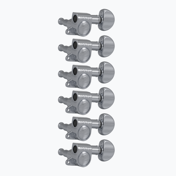 Allparts TK-7921 Grover® 205C6 6-in-line Mini Rotomatics Chrome 205C6