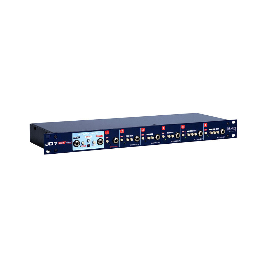 Radial JD-7 - 1x7 Guitar Signal Distribution Amplifier