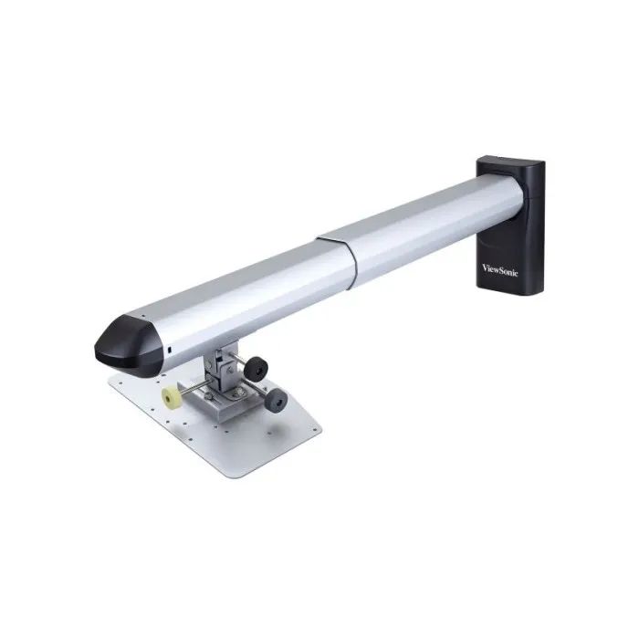 Viewsonic PJ-WMK-601 Adjustable Wall Mount Kit  TR ≤ 0.6 Projectors, 6701270mm Arm, Silver Black, For PJD5353LS to PJD6552LWS