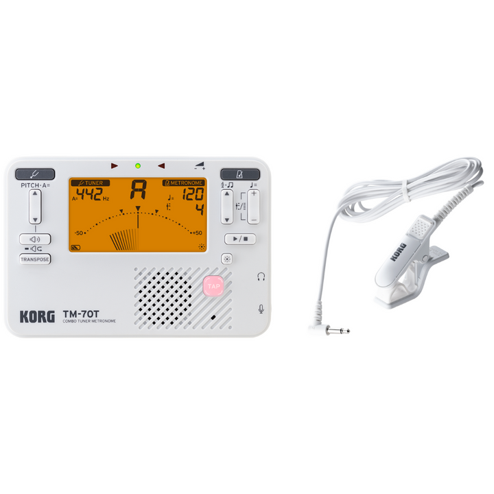 Korg TM70TWH Tuner Metronome - White