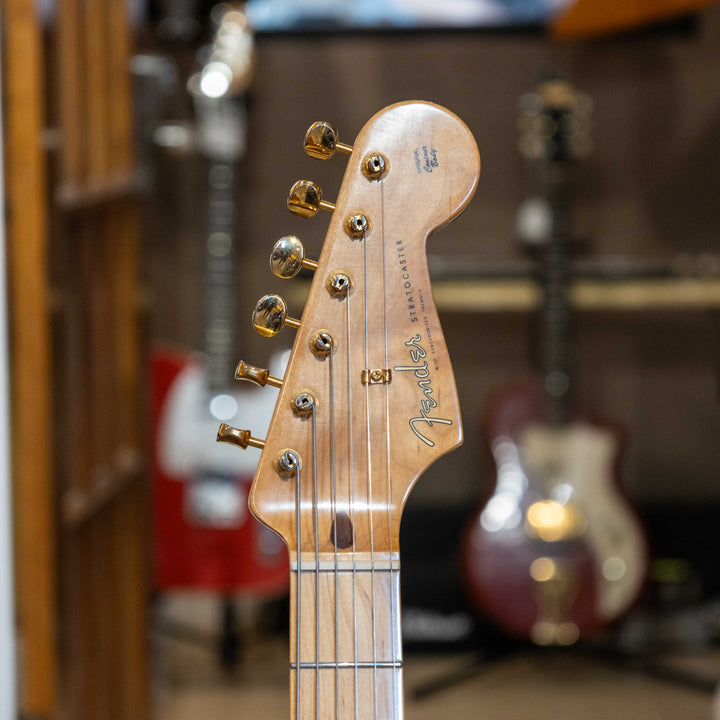 Fender - 50th Ann. LTD Edition Stratocaster (Maple - Aztec Gold)  w/ Tweed Fender Bag - MIM - 2020 -USED Electric Guitar