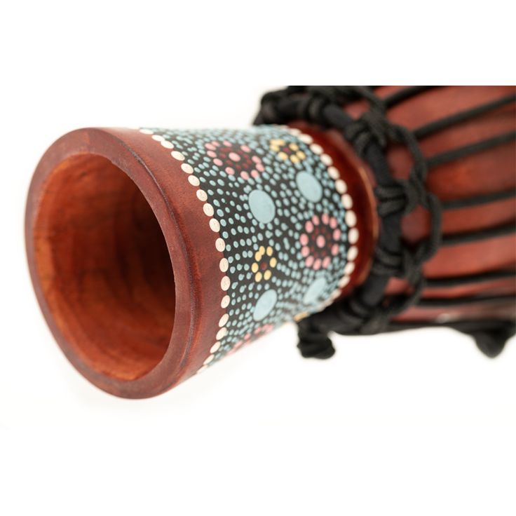 Meinl Percussion 4 1/2" African Style Mini Djembe Flower Design