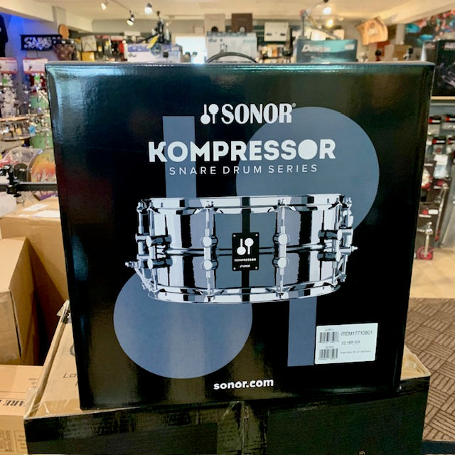 Sonor KS-1408-SDA- Sonor Kompressor Snare Drum 8x14" Aluminium, Polished