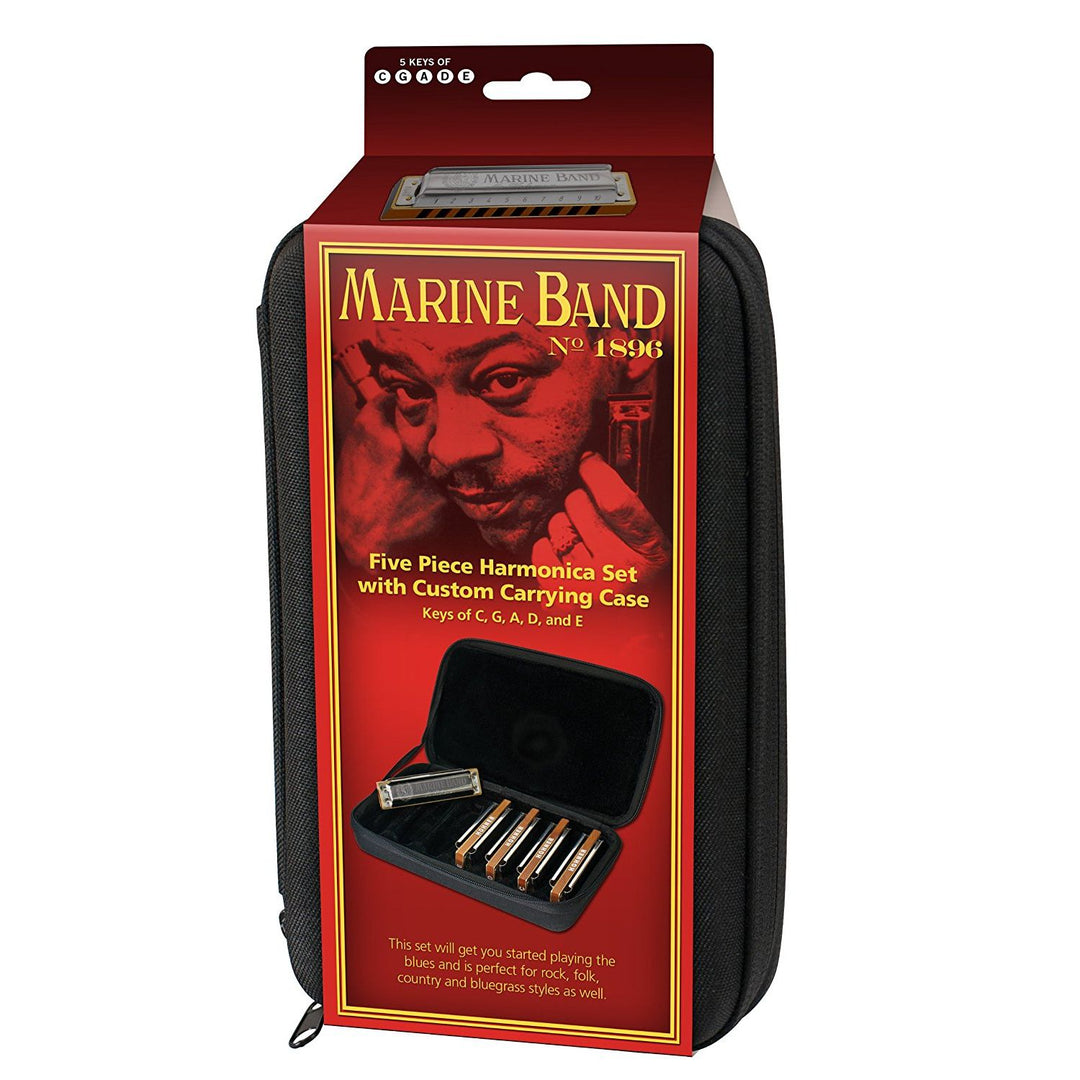 Hohner MBC Case of MarineBandHarmonic 5Pk
