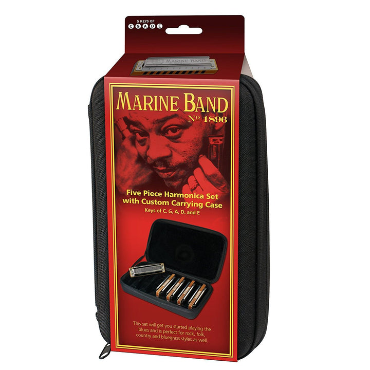 Hohner MBC Case of MarineBandHarmonic 5Pk