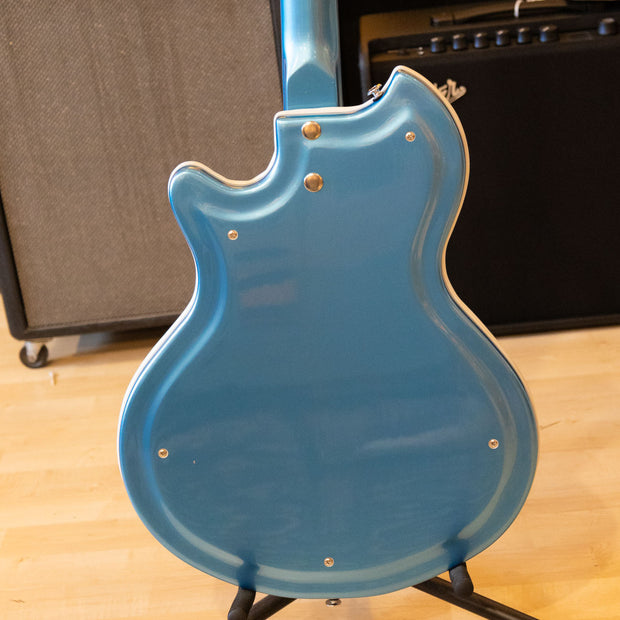 Supro Sahara Electric Guitar - Wedgewood Blue Metallic (Demo)