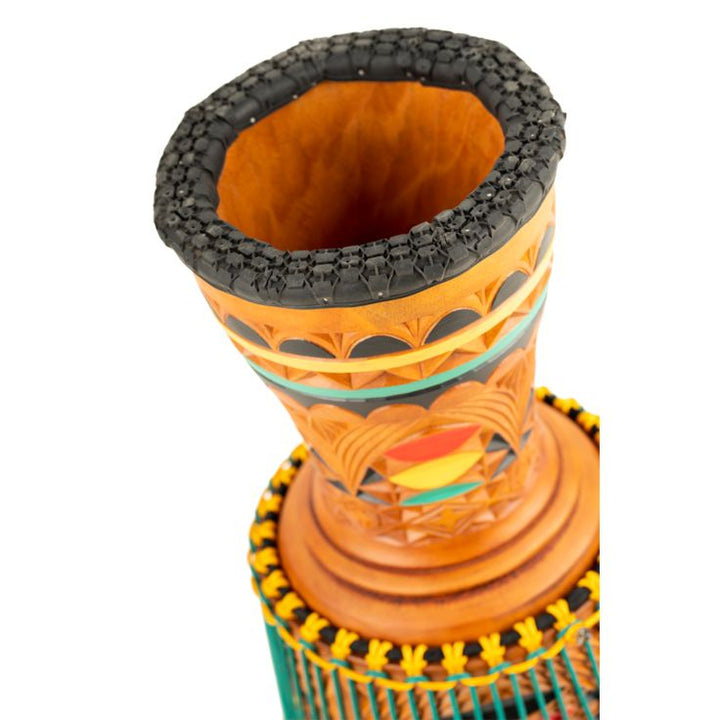 Meinl Percussion 12" Artisan Edition Tongo Carved Djembe Coloured Ornamental carving