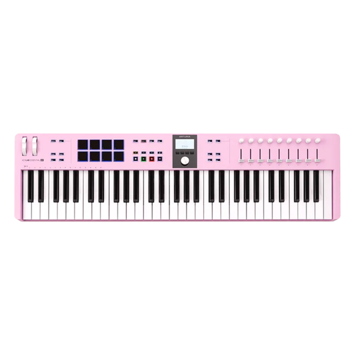 Arturia KEYLAB ESSENTIAL 61 MK3 Universal MIDI Controller 61 Keys - Rose Quartz