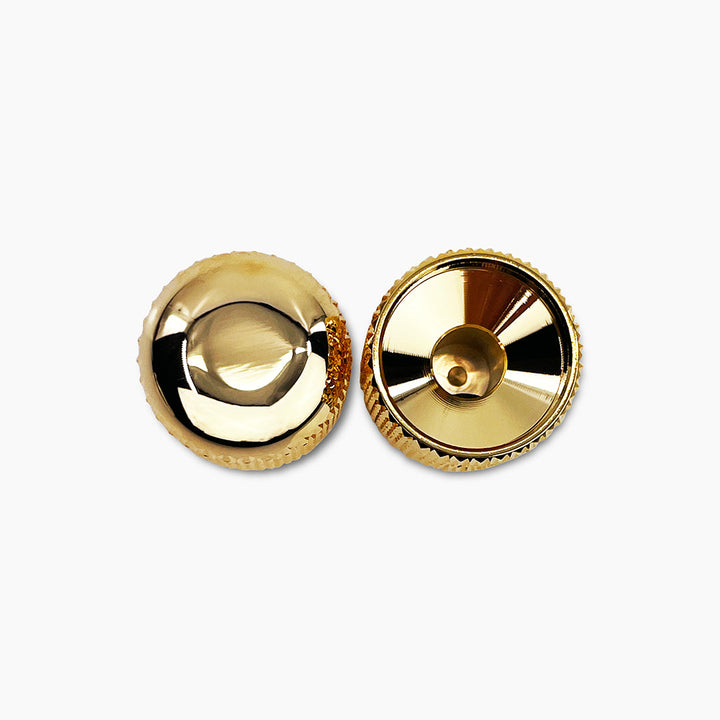 Allparts MK-0110-B02 Gold Dome Knobs - 50 Piece Bulk Pack