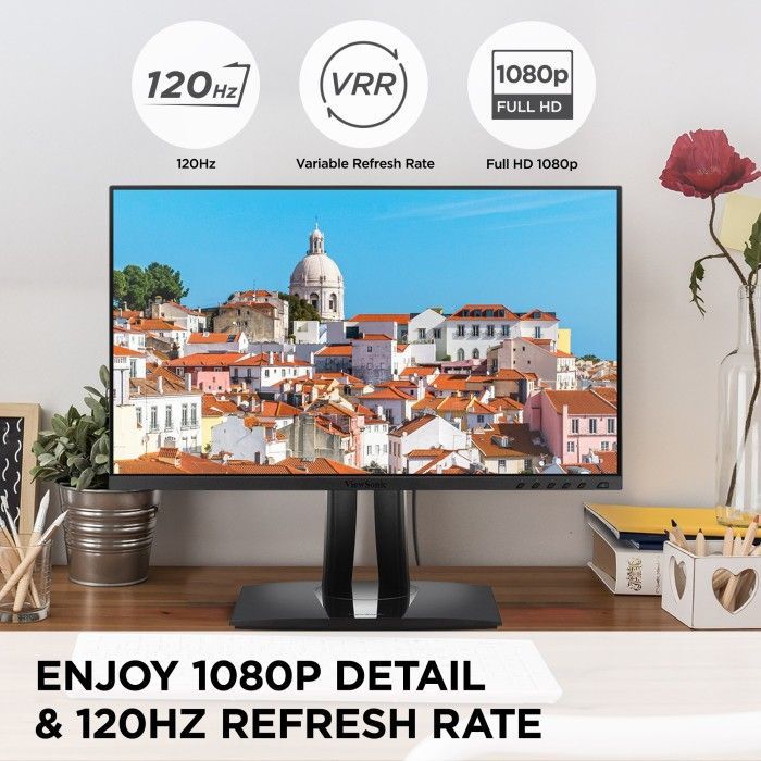 Viewsonic VP2456A 24" ColorPro IPS Monitor  Full HD, USB-C, Pantone Validated, Ergonomic