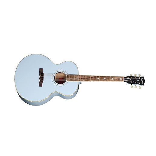 Epiphone J-180 LS Acoustic/Electric Guitar with Case - Frost Blue