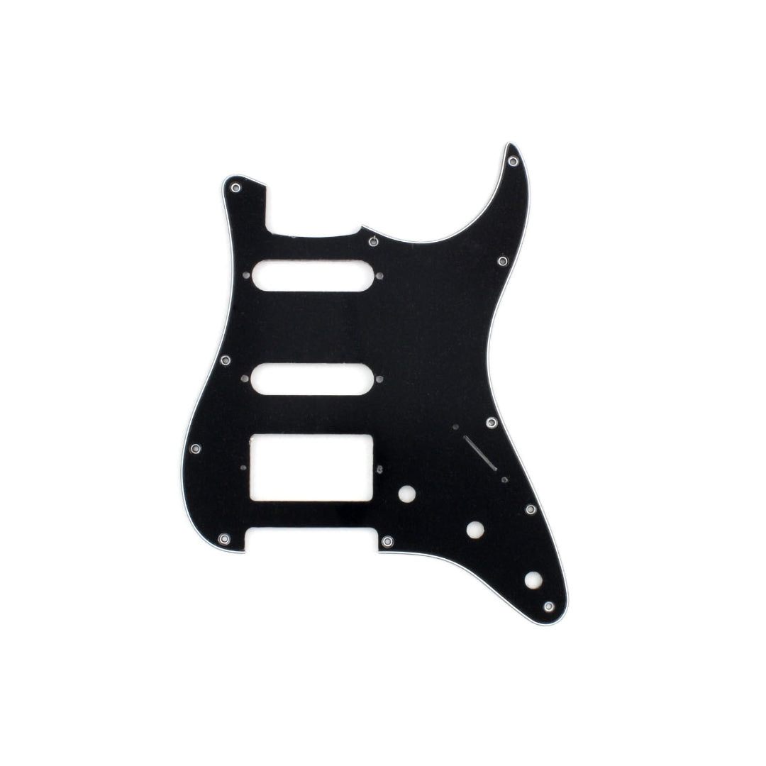 Allparts PG-0995 1HB 2SC 11-hole Pickguard for Stratocaster® Black 3-ply .090