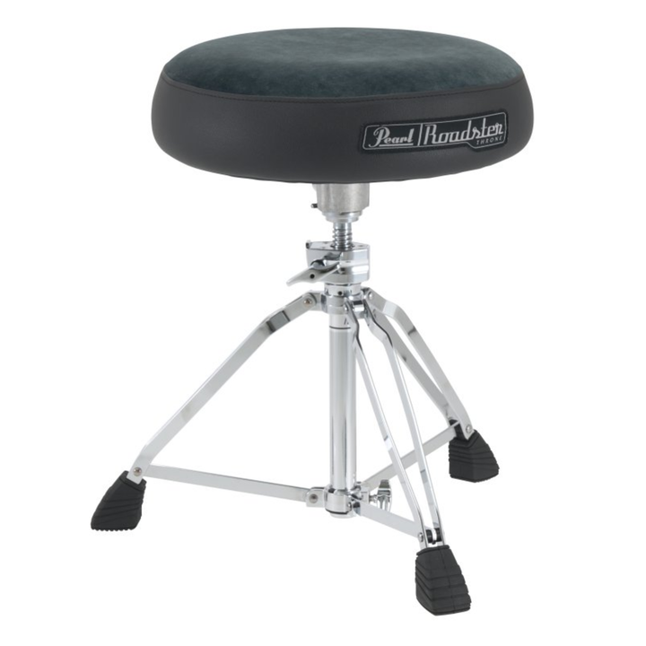 Pearl D-1500BKST Manual Spindle Throne with Round Multi-Core Seat (Black)