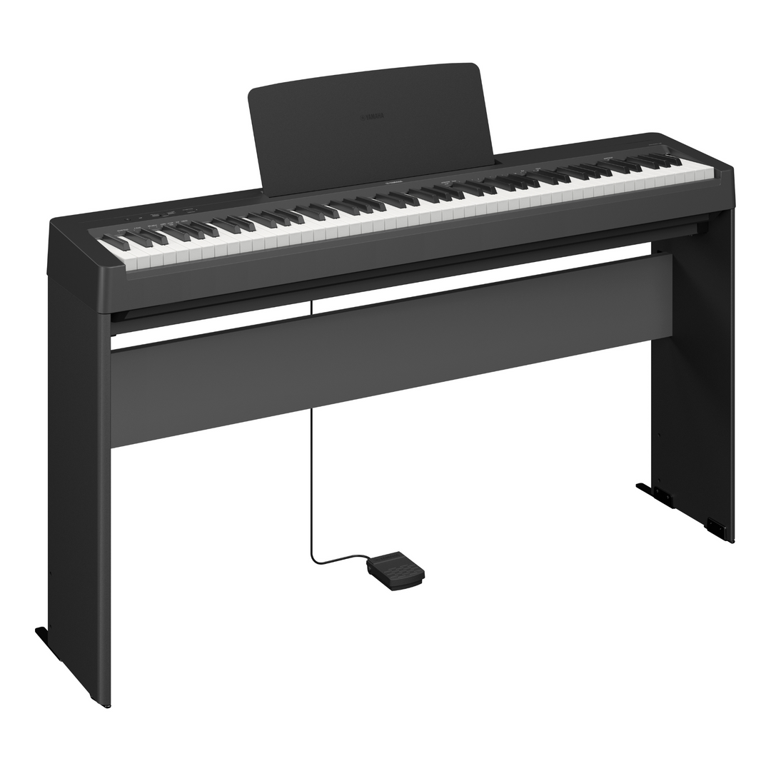 Yamaha P-145BT Digital Piano in Black with Bluetooth