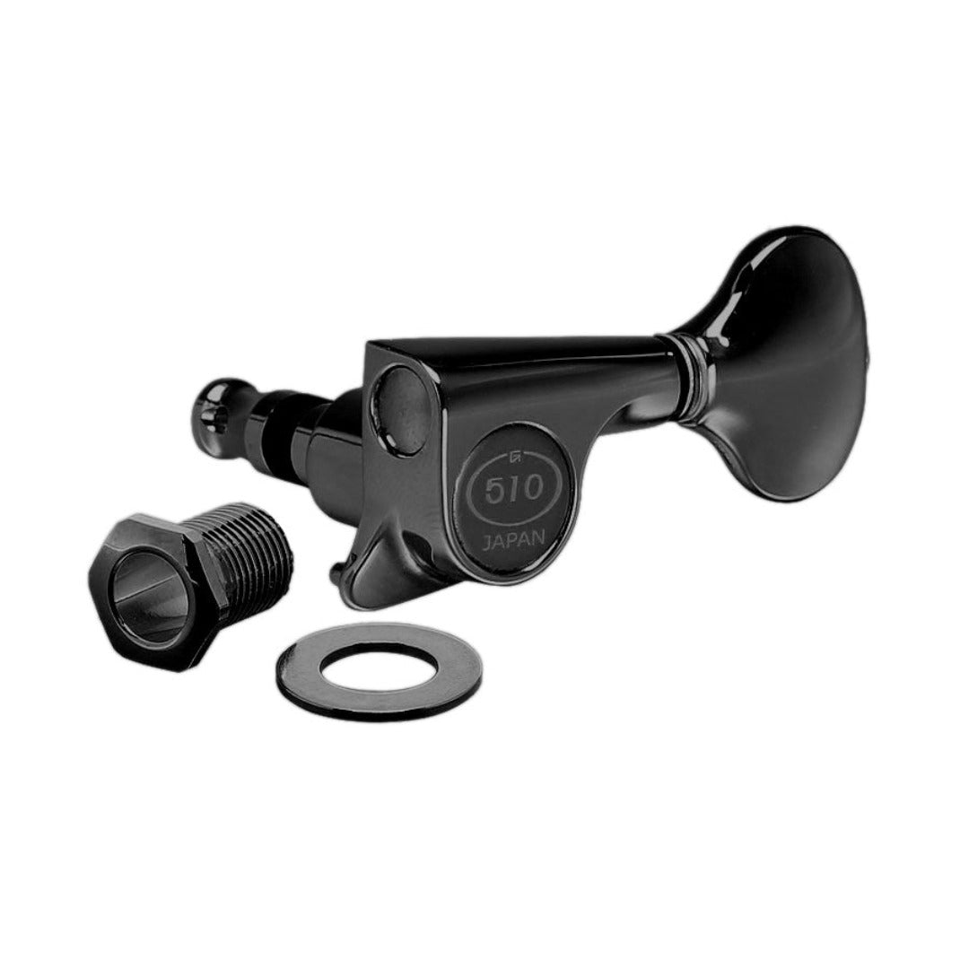 Allparts TK-7360 Gotoh SGI510 Baby 6-in-line Tuning Keys Black