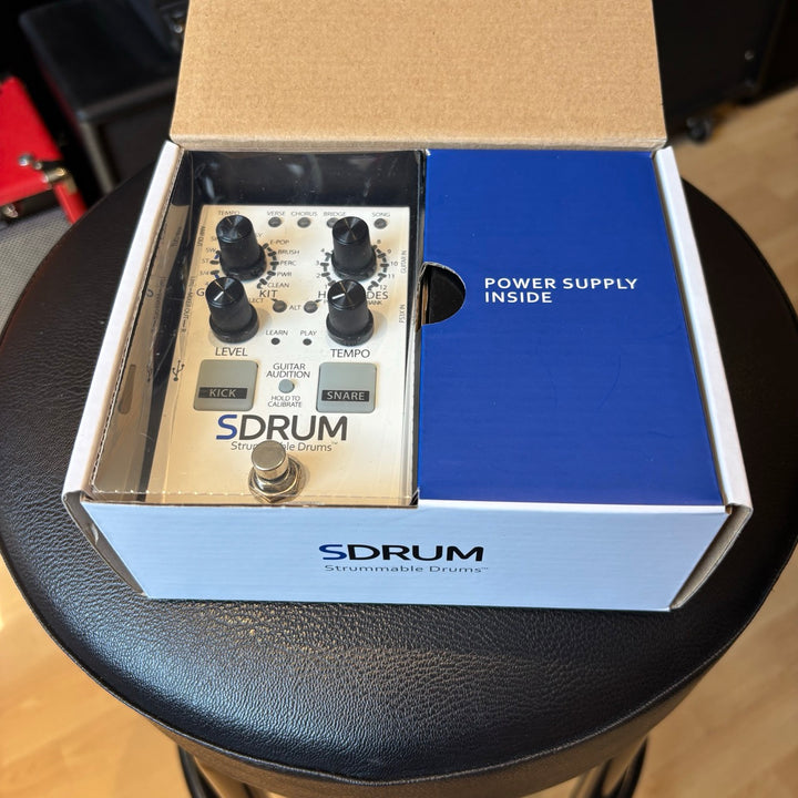 Digitech - SDRUM Strummable Drums Pedal w/ Box & Power Supply - USED