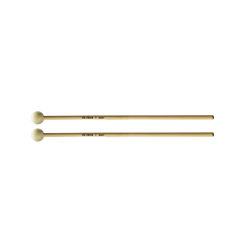 Vic Firth M407 Articulate Series Keyboard Mallet - Soft Rubber, Round