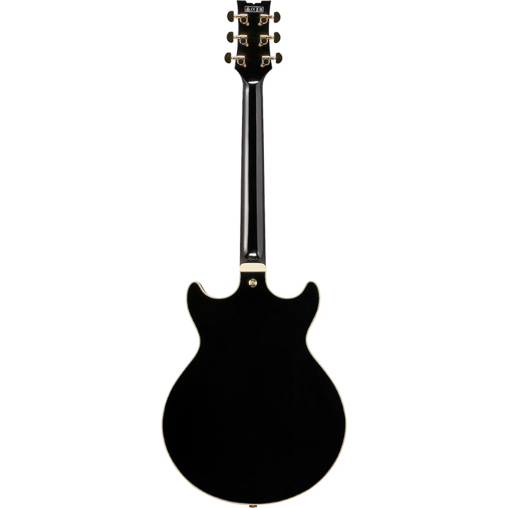 Ibanez AM73GBK AM Artcore Semi-Hollow Electric Guitar (Black)