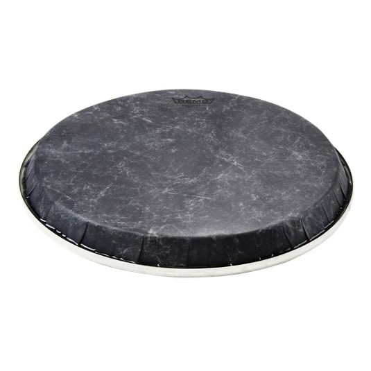 Remo M5-1250-SD-0002 Djembe Drumhead, R Series, 12.50" x 7/8", SKYNDEEP, Wide Hoop, Black FIBERSKYN