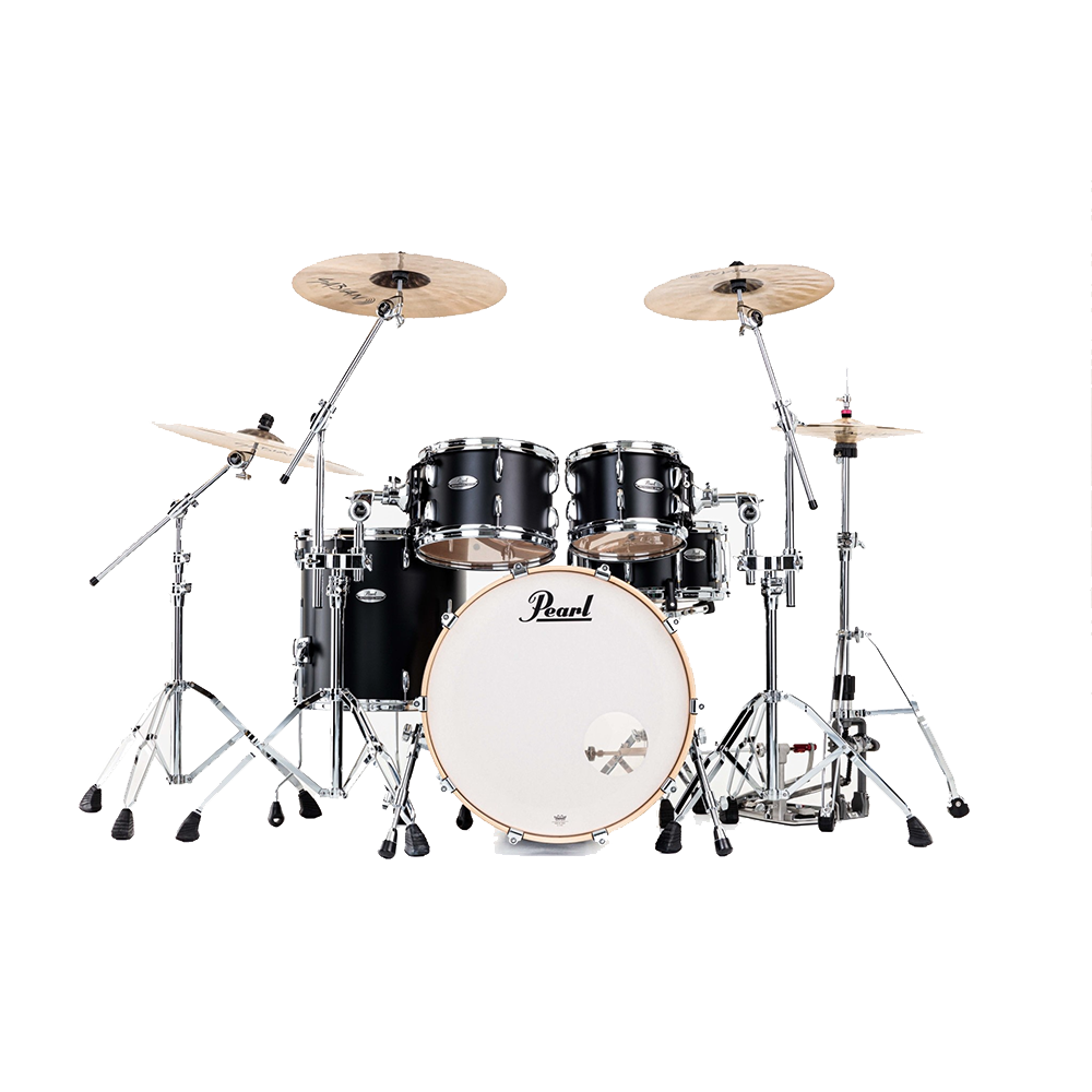 Pearl PMX924XEDPC339 Professional Series  4-piece Kit - 339 Matte Caviar Black