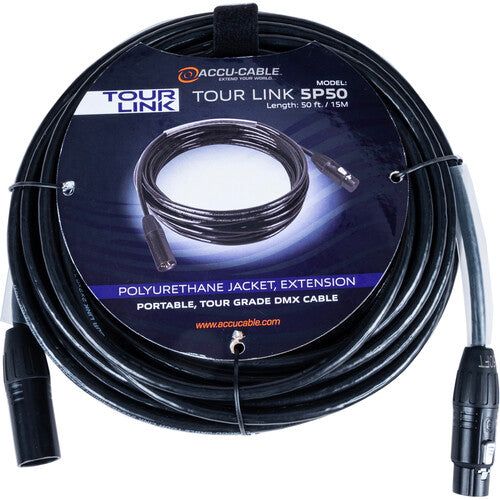 ADJ TOUR-LINK-5P50 5-Pin Tour Link DMX Cable - 50ft