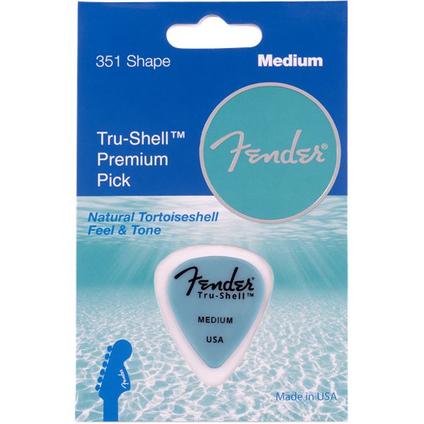 Fender Tru-Shell Picks - 351 Shape - Tru-Shell