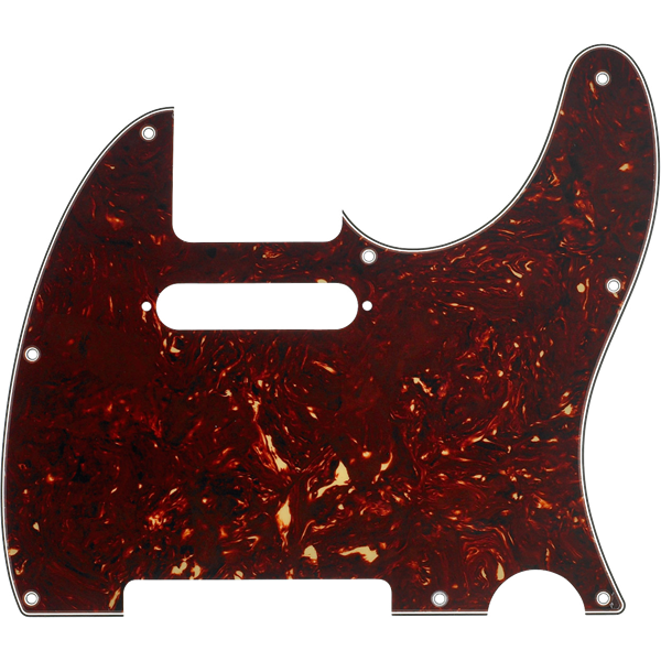 Fender 8-Hole Mount Multi-Ply Telecaster Pickguards - Tortoise Shell