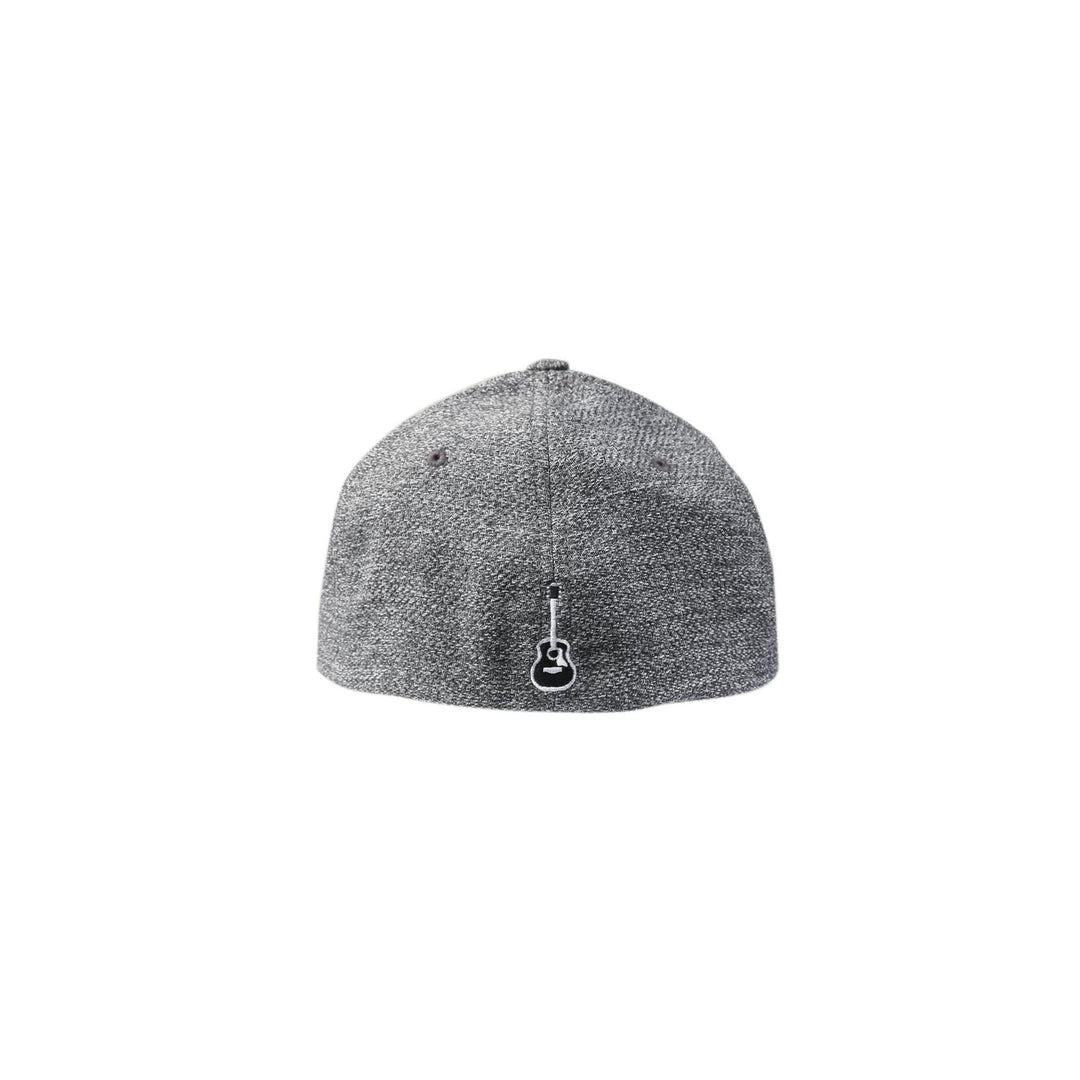 Taylor Flex Fit Cap,Crown Logo,Melange Heather,S/M