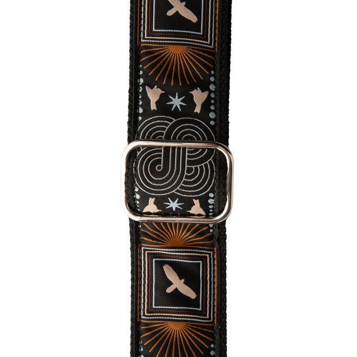 PRS Deluxe Retro Strap, Beige Birds, Custom Jacquard